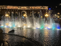 Wassersspiel am Platz der Republik, Jerewan