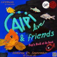 Plakat "Caipi live & friends"